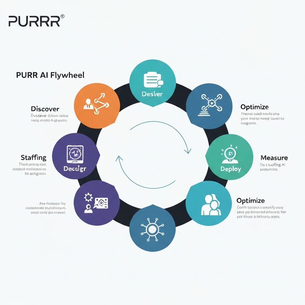 The PURRR AI Flywheel: A Framework for Staffing Automation